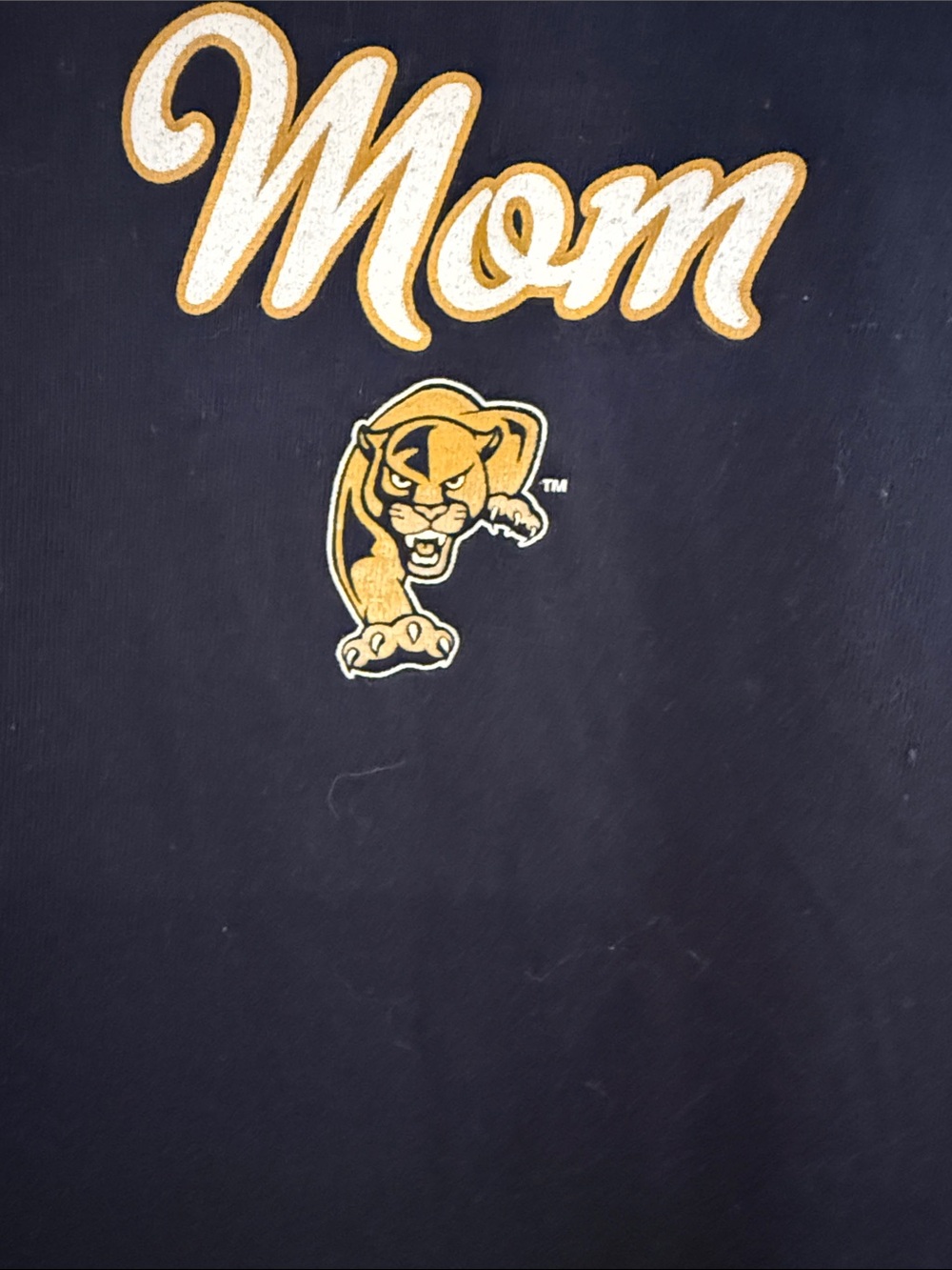 Champion Florida International University Panthers Mom T-Shirt - Navy & Yellow - Picture 7 of 7